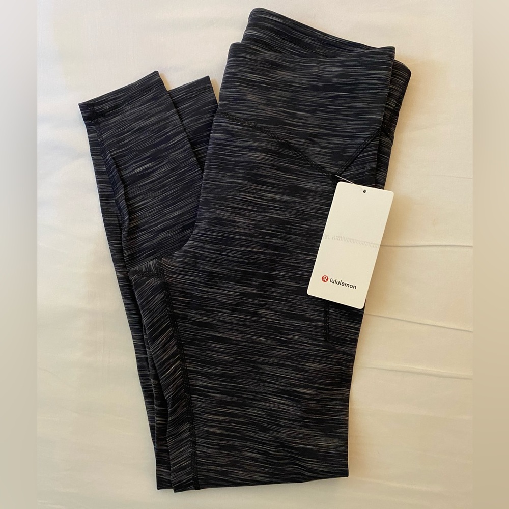 New with tags Lululemon Power Thru HR tight leggings 28” size 12